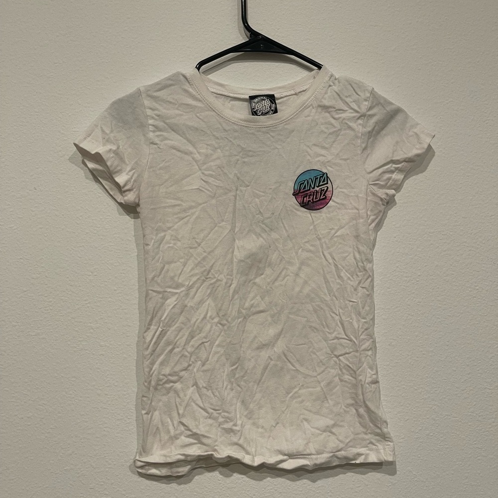 Santa Cruz White T-Shirt